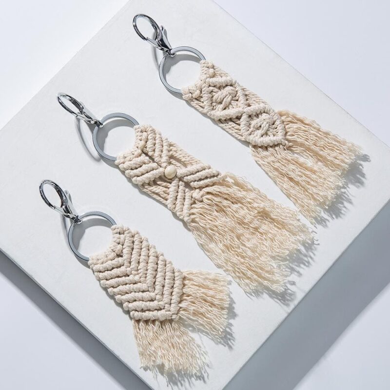 Porte-clé Macramé Simple