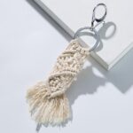 porte clé en macramé fait main