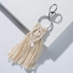 accessoire macramé porte clé