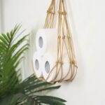 Porte-papier Corde Macramé