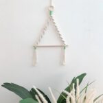 accessoire déco porte rouleau en macramé