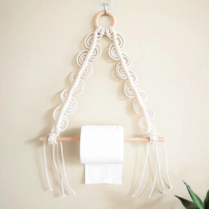 Porte Rouleau Wc Macramé