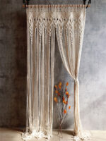 accessoire déco rideau macramé