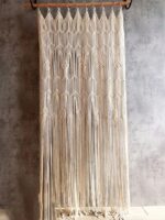 rideau macramé fenêtre