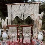 accessoire macramé pour cérémonie de mariage