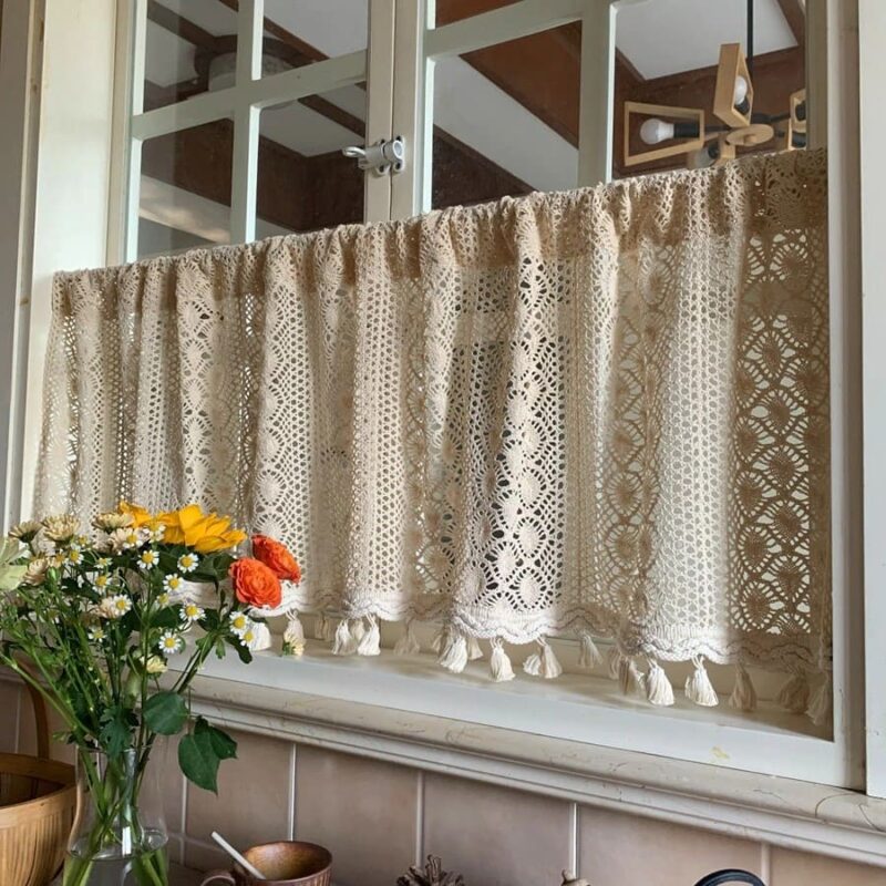 Rideaux Macramé Brise-bise