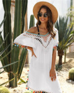 robe en macramé vintage