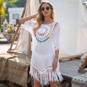 Robe Longue Macramé