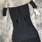 robe macramé style boho plage