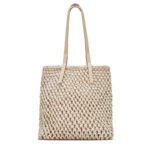 sac cabas fait main en macramé