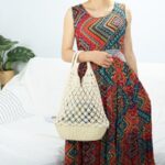 sac macramé pour la plage