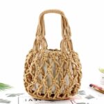 sac en macramé tissé