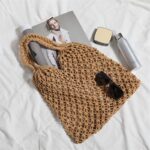 sac filet en macramé