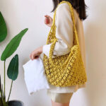 sac en macramé design