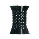 sous-verre rectangulaire macramé