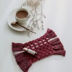 sous-verre en macramé