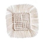 sous-verre décoratif en macramé