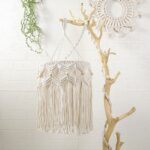 suspension artisanale en macramé