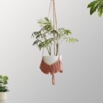 luminaire boho en macramé