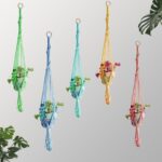 Suspension Couleur Plante Macramé