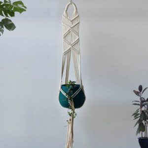 Suspension Fleur Macramé