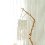 luminaire macramé design