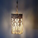 suspension en macramé