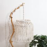 éclairage macramé décoratif