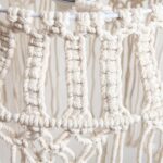 suspension en macramé moderne