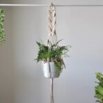 Suspension Macramé Blanc