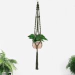 suspension macramé couleur