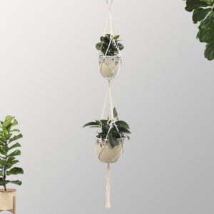 Suspension Macramé Double