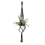 luminaire stylé macramé noir