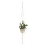 suspension stylée en macramé