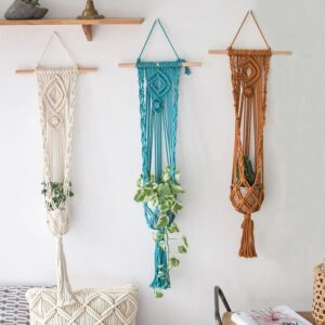 Suspension Murale Plante Macramé