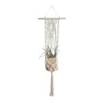 plante suspendue macramé
