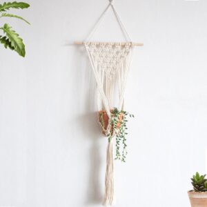 Suspension Pot De Fleur Macramé