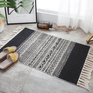 Tapis Macramé Noir128