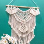 déco murale en macramé