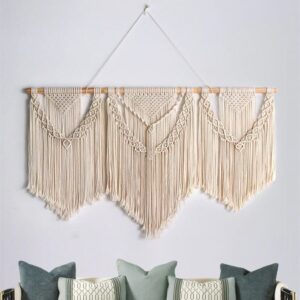 Tête De Lit Bois Macramé344