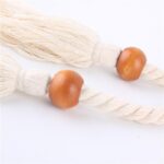 accessoire mode ceinture macramé blanche