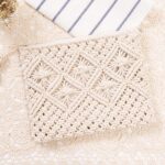 pochette en macramé