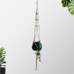 pot suspendu macramé