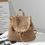 sac à dos en macramé élégant